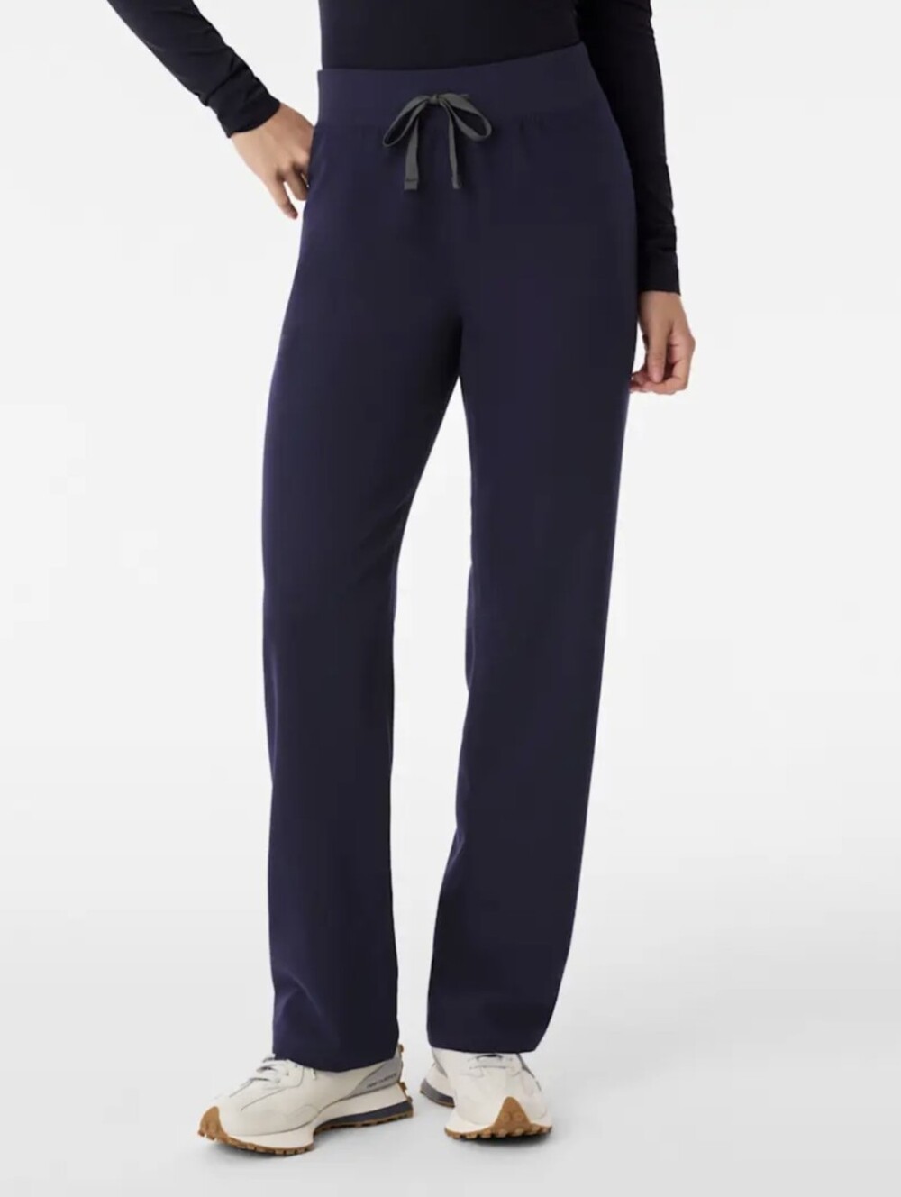 Figs Livingston Navy Blue Scrub Pants Straight Leg Size Small